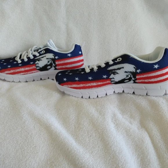 Donald Trump Men/Women Sneakers Men 5 Women 7 MAGA - Picture 6 of 9